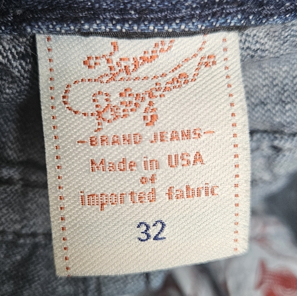 True Religion Billy Super T Jeans Made in USA Size 32 Hemmed 25.5 Inseam Y2K - Picture 6 of 17